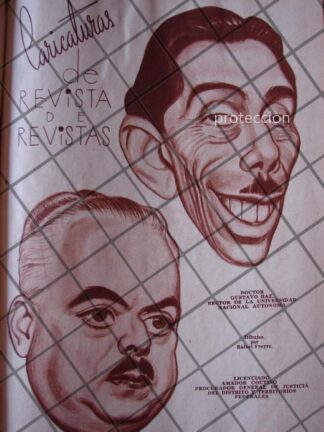 CARICATURA ANTIGUA DR. GUSTAVO BAZ. POR: FREYRE