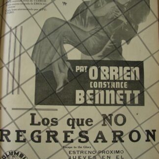 CARTEL ANTIGUO ORIGINAL PELICULA. LOS QUE NO REGRESARON /148