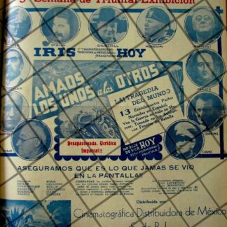 CARTEL ANTIGUO PELICULA SEGUNDA GUERRA MUNDIAL 1941