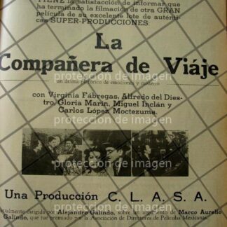 CARTEL ANTIGUO PELICULA LA COMPAÑERA DE VIAJE (EL RAPIDO DE LAS 9:15)
