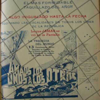 CARTEL ANTIGUO PELICULA DE SEGUNDA GUERRA MUNDIAL 1941