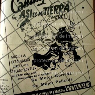 CARTEL ANTIGUO PELICULA. ASI ES MI TIERRA, CANTINFLAS. 1941 /208
