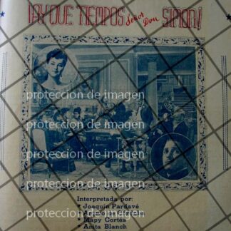 CARTEL ANTIGUO TERMINAN PELICULA. AY QUE TIEMPOS SEÑOR DON SIMON,