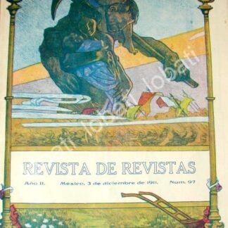 PORTADA ANTIGUA ORIGINAL  1911 TEMA REVOLUCIONARIO