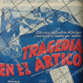 AFICHE ANTIGUO GIRL FROM GOD`S COUNTRY 1941