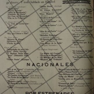 CARTEL ANTIGUO ARGENTINA SONO FILM Y UMITON 1941