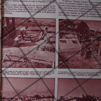 AFICHE ANTIGUO NACE EN TAMPICO LA CASA DE INTERES SOCIAL 1956