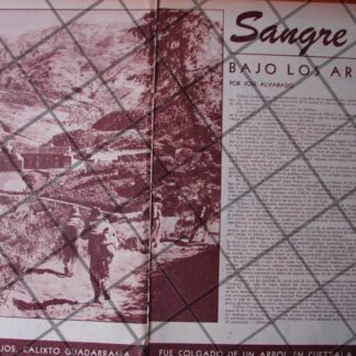 AFICHE ANTIGUO EL CASO CALIXTO GUADARRAMA 1956 JOSE ALVARADO