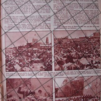 AFICHE RETRO TEOFILO BORUNDA EN CAMPAÑA CD. JUAREZ 1956