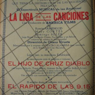 CARTEL RETRO PELICULAS BROVAS Y CIA 1941