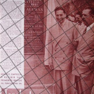 AFICHE RETRO. INAUGURAN SISTEMA RIEGO TEPALCATEPEC 1956