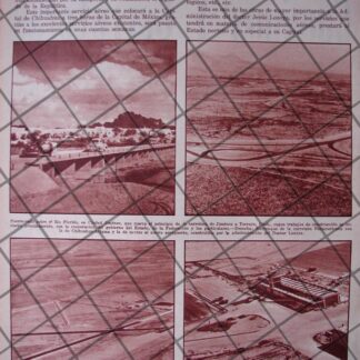 AFICHE RETRO. ALCONSTRUYEN AEROPUERTO DE CHIHUAHUA 1956