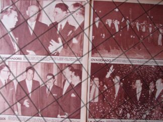 AFICHE RETRO TEOFILO BORUNDA ASUME GOBERNATURA CHIH. 1956