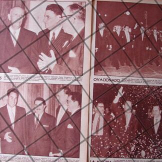 AFICHE RETRO TEOFILO BORUNDA ASUME GOBERNATURA CHIH. 1956