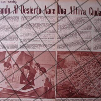 AFICHE RETRO RENACE CIUDAD DELICIAS CHIHUAHUA 1956