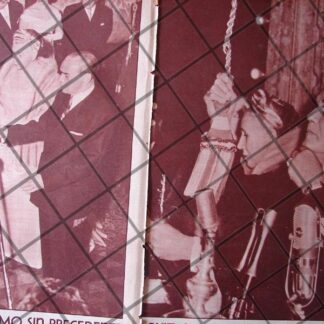 AFICHE RETRO ADOLFO RUIZ CORTINES Y ESPOSA 1956