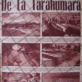 AFICHE RETRO RESCATE DE LA ZONA TARAHUMARA 1956