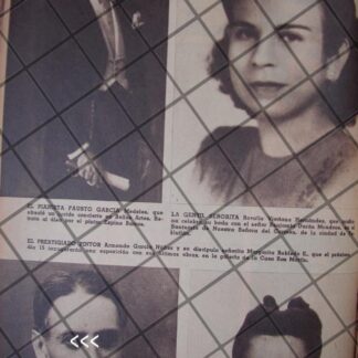 AFICHE ANTIGUO PIANISTA. FAUSTO GARCIA MEDELES Y OTROS