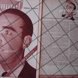 AFICHE RETRO CESAR BALSA CORRALERO 1956