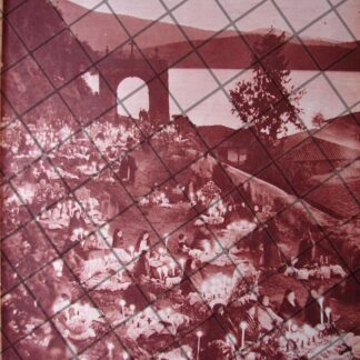 AFICHE ANTIGUO. DIA DE MUERTOS EN JANITZIO 1955