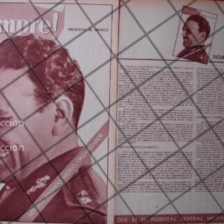 AFICHE ANTIGUO. GENERAL. JESUS LOZOYA SOLIS 1955