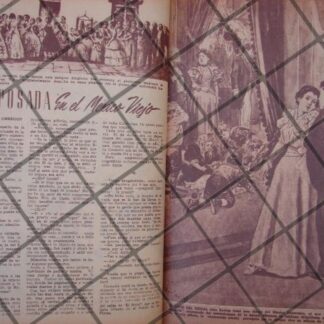 GRABADO ANTIGUO DE JULIO RUELAS 1944 LAS POSADAS