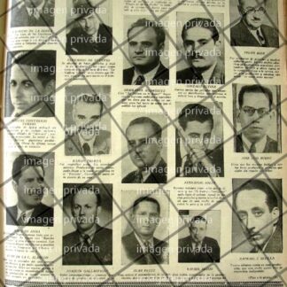 CARTEL ANTIGUO PRODUCTORES Y DIRECTORES DE CINE DE 1941