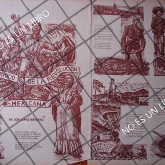 AFICHE RETRO CORRIDOS DE LA REVOLUCION, JOSE LOPEZ BERMUDEZ