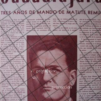 AFICHE RETRO JORGE MATUTE REMUS 1956