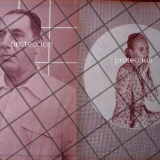 AFICHE RETRO JUAN DOMINGO Y EVITA PERON 1956