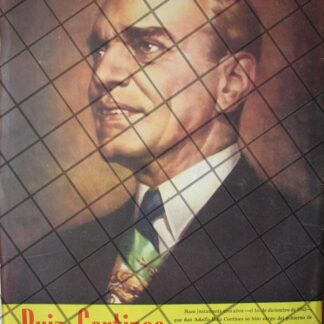 AFICHE RETRO RUIZ CORTINES Y SU GABINETE 1955