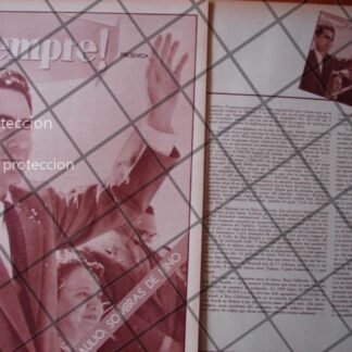 AFICHE RETRO BRAULIO MALDONADO SANCHEZ 1956