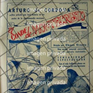 CARTEL RETRO PELICULA EL CONDE DE MONTECRISTO 1941 4