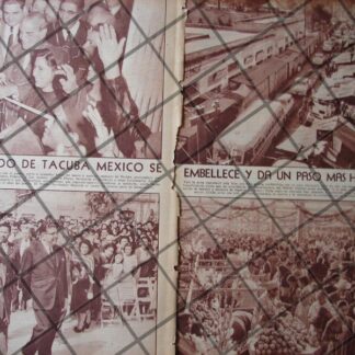AFICHE ANTIGUO. INAUGURAN MERCADO DE TACUBA 1956