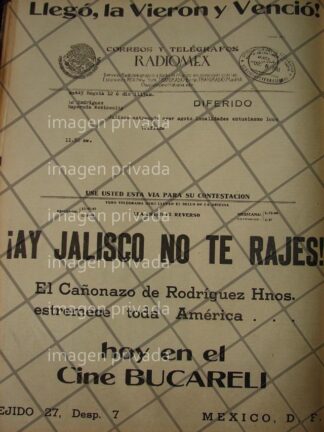 CARTEL RETRO PELICULA. AY JALISCO NO TE RAJES 1941 11