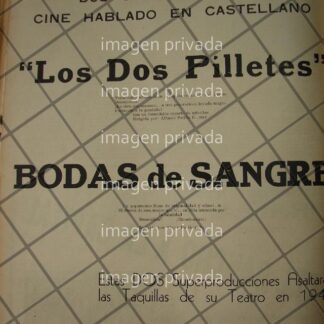 CARTEL RETRO 1941 PRODUCCIONES GONZALO ELVIRA /CINE