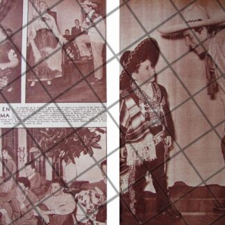 AFICHE RETRO. RAMON BETETA FIESTA EN ROMA 1956