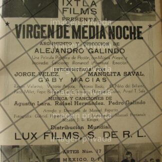 CARTEL RETRO TERMINAN PELICULA VIRGEN DE MEDIA NOCHE 1941 3