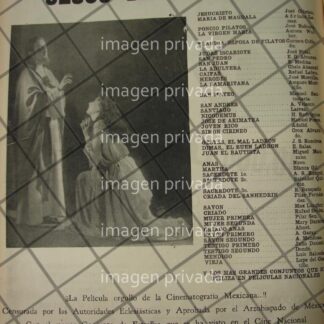 CARTEL RETRO PELICULA JESUS DE NAZARETH 1941 7