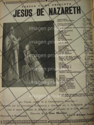 CARTEL RETRO PELICULA JESUS DE NAZARETH 1941 7