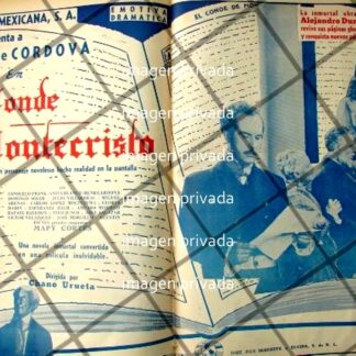 CARTEL RETRO PELICULA CONDE DE MONTECRISTO 1941 8