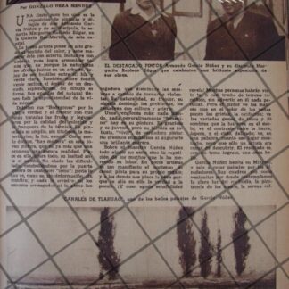 AFICHE RETRO EXPONE EL PINTOR ARMANDO GARCIA NUÑEZ 1943