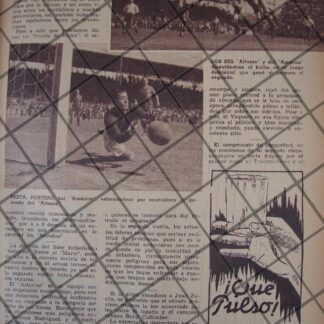 AFICHE RETRO PARTIDO ATLANTE VS AMERICA 1944 FUTBOL