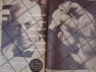 AFICHE RETRO ALEXANDER FLEMING DESCUBRE PENICILINA 1944