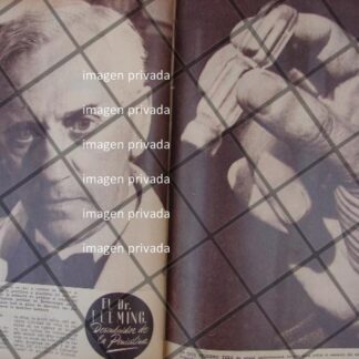 AFICHE RETRO ALEXANDER FLEMING DESCUBRE PENICILINA 1944