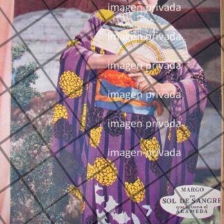 PORTADA ANTIGUA PELICULA. SOL DE SANGRE 1944