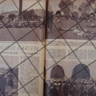 AFICHE RETRO EMIGRACION DE BRACEROS A U.S.A. 1944