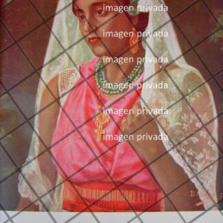 PORTADA ANTIGUA. INDIA TOTONACA, PAPANTLA /POR D. MARQUEZ