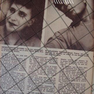 AFICHE RETRO EL BAILARIN SERGIO FRANCO. 1944 Y OTROS