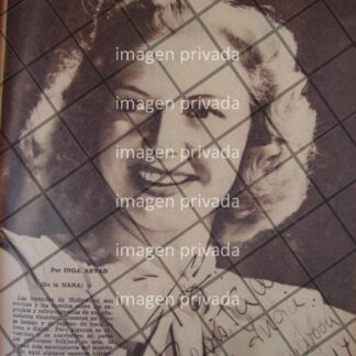 AFICHE ANTIGUO. LA PERIODISTA. INGA ARVAD 1944